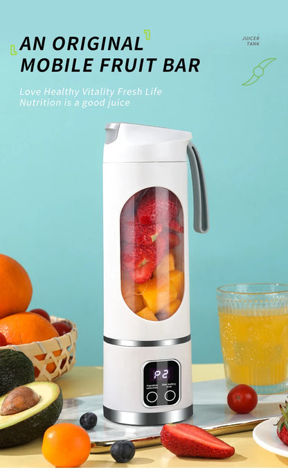Electric Juicer Cup 8/12 Blades Milkshake Machine Portable Fruit Milk Mixing Tool Mini Fresh Juice Portable Blender For Home