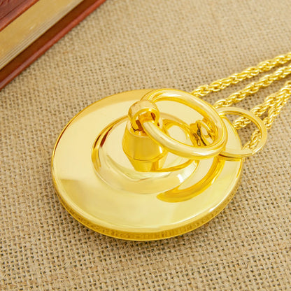 HT Church Supplier High Polished Gold Plated Hanging Incense Burner Orthodox Censer Church Home Decoration Catholic Chalice