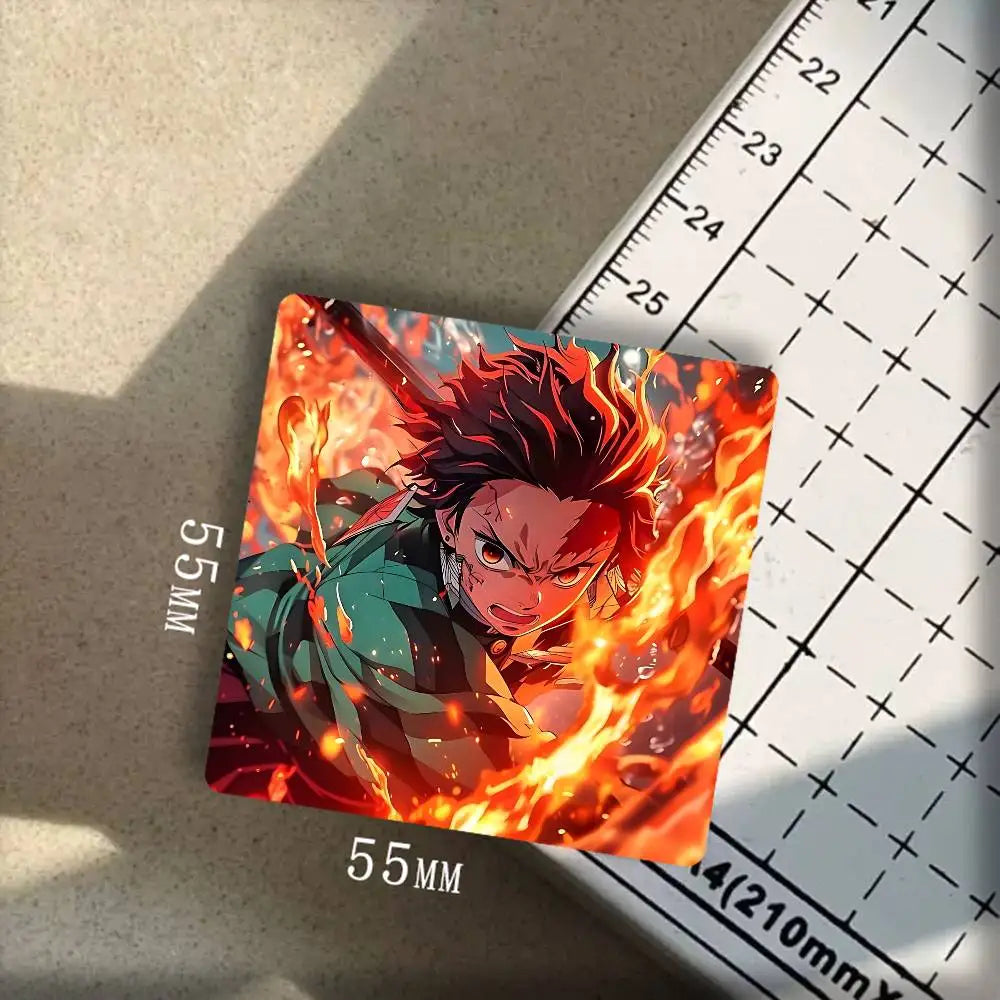 Demon Slayer K-Kimetsu No Y-Yaiba Fridge Magnets Fridge Magnets Memo Pads (For Refrigerator/Whiteboard/Home Multi-Purpose Use)