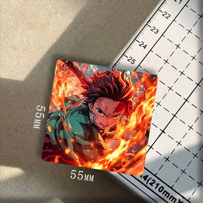 Demon Slayer K-Kimetsu No Y-Yaiba Fridge Magnets Fridge Magnets Memo Pads (For Refrigerator/Whiteboard/Home Multi-Purpose Use)