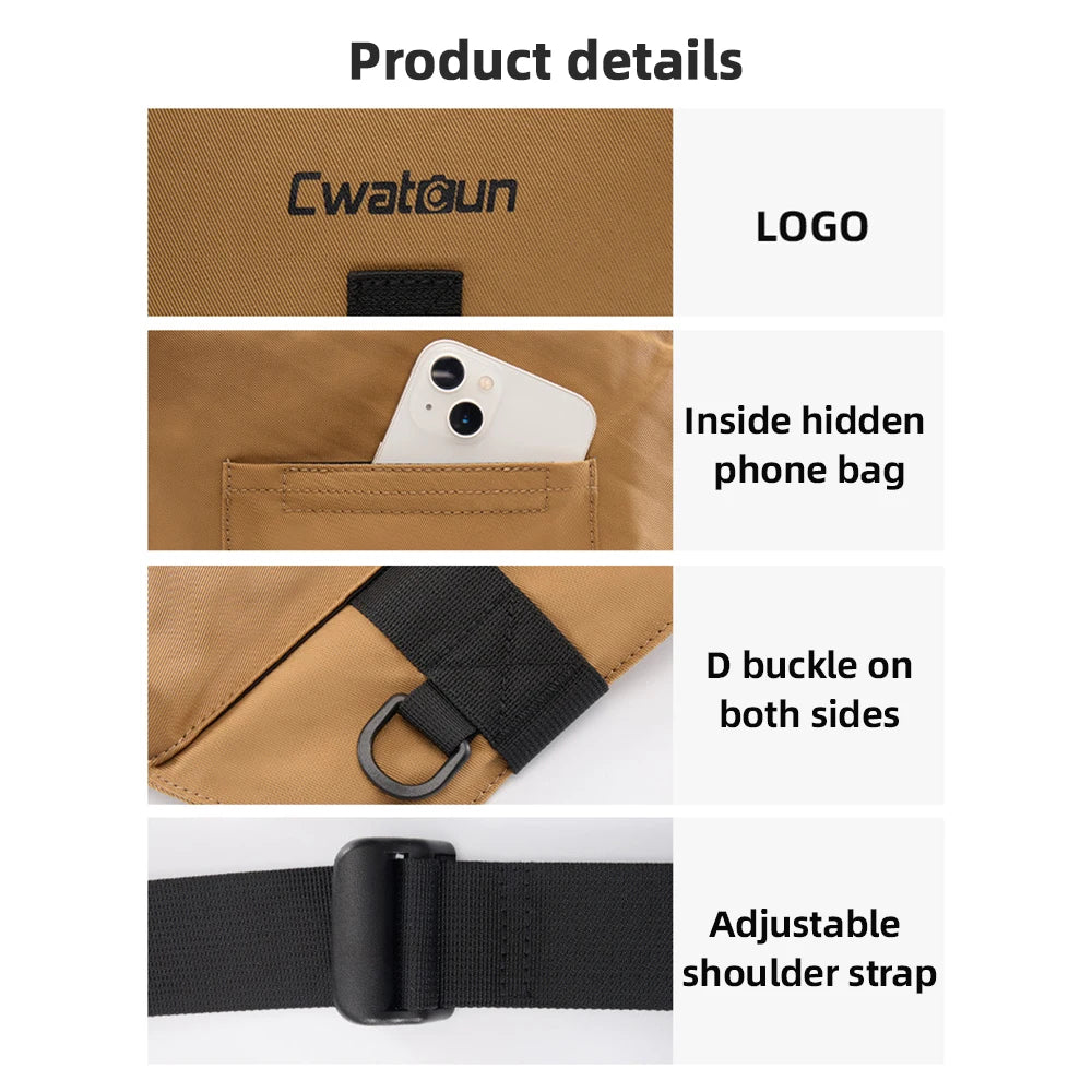 Camera Harness Chest Pack Camera Vest Camera Bag Camera Waist Pack Waterproof for DSLR Camera Body Lens Smartphone Water Bottle