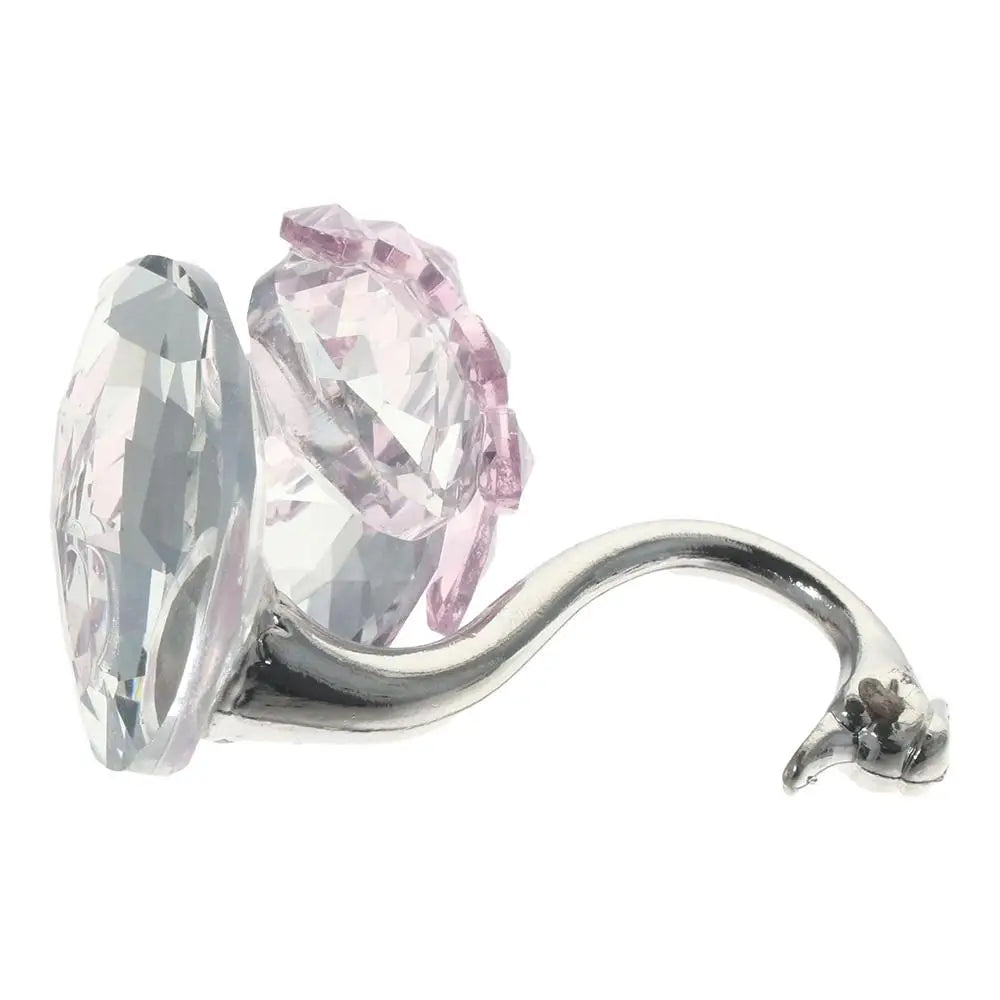 Beautiful Glass Home Decoration, Cute Swan Statue, Home Decoration, Dining Table Family Collection Gift, Home Crystal Decoration