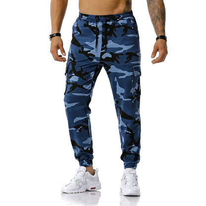 Autumn Spring Camouflage Joggers Pants Men Cargo Pants Multi-pocket Sweatpant Men Hip Hop Casual Trousers Joggers Male XXXL