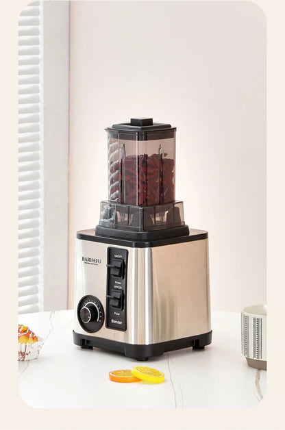 220V- 3L 6 in 1 Blender Stainless Steel Large Capacity Cut Vegetables and Shreds Icebreaker Salad Grinder Meat Grinder Juicer