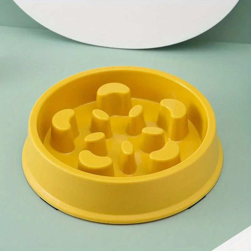 Non-slip slow Feeder Pet Bowl prevents choking and promotes healthy eat habits for Dogs and Cats Dog food bowls Pet rice bowls