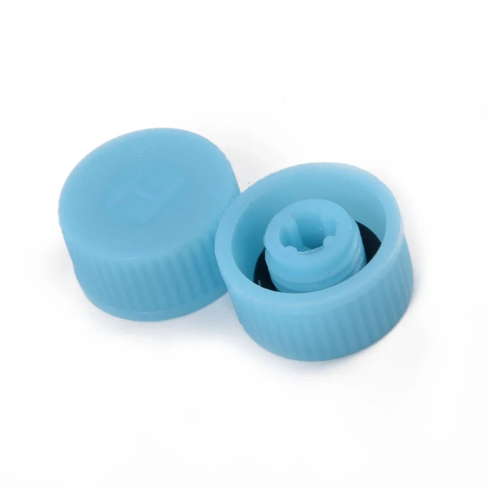 Kit AC Valve Cap Set Parts Auto Air Conditioner Car High Low Dust Cover Replacement Useful Durable