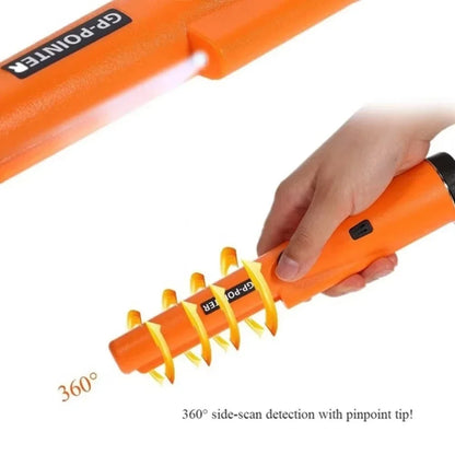 Metal Detector Professional Waterproof Handheld  Handheld  360° Scanning Unearthing Treasure Finder with High Sensitivity