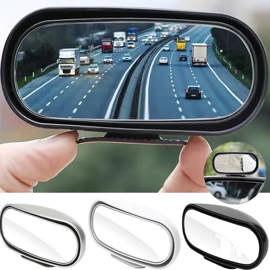 Universal Car Mirror 360 Degree Adjustable Wide Car Mirror HD Glass Wide Angle Side Rear Blind Spot Parking Auxiliary Mirror