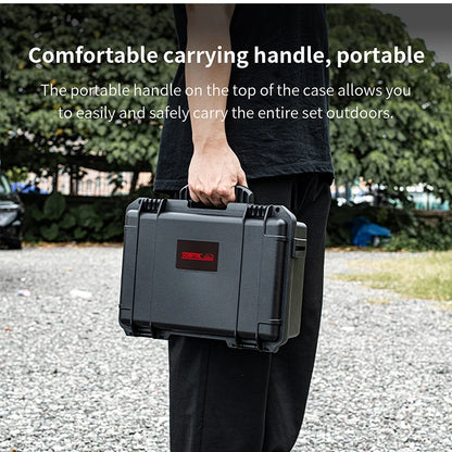 STARTRC Insta360 X5 Camera Accessories 2 Layers Hard Case Carrying Case Waterproof Portable Travel Box for Essentials Bundle