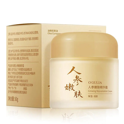 Ginseng Face Cream Firming Brightening Water Moisturizer for Smooth, Radiant Skin, Anti-Aging Skincare Facial Cream Skincare