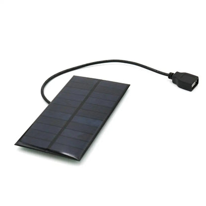 1.65W 5.5V Portable Solar Panel Charger Portable Solar Panel Mini 5.5V Solar Charger Outdoor Hiking Solar Panel for Phone Tablet