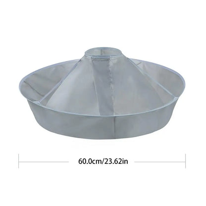 Barber Cape 60cm Umbrella Shape Salon Hair Styling Cape for Adults Men Women Hairdressing Supplies for Hair Cutting Coloring