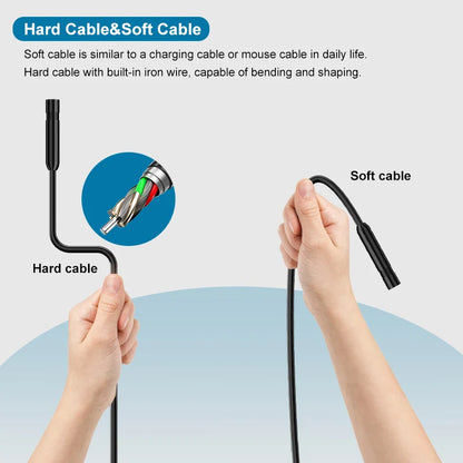 ENWOR Industrial Endoscope Camera IP67 Waterproof 5.5mm 7mm 3IN1 For Android Phones PC USB Endoscope Camera 6LEDs Adjustable