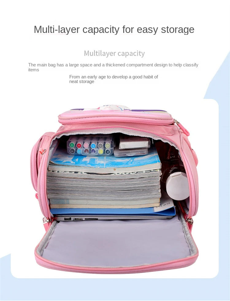 Kids Trolley Backpack For Girls Primary School Rolling Backpack for Boys School bag with Wheels School Wheeled Backpack Book Bag