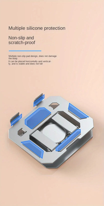 360° Rotatable Tablet Stand Adjustable Foldable Desktop Stand Holder Compatible For 4.7-12 Inch Ipad Pro/Air/Min Laptop Tablet