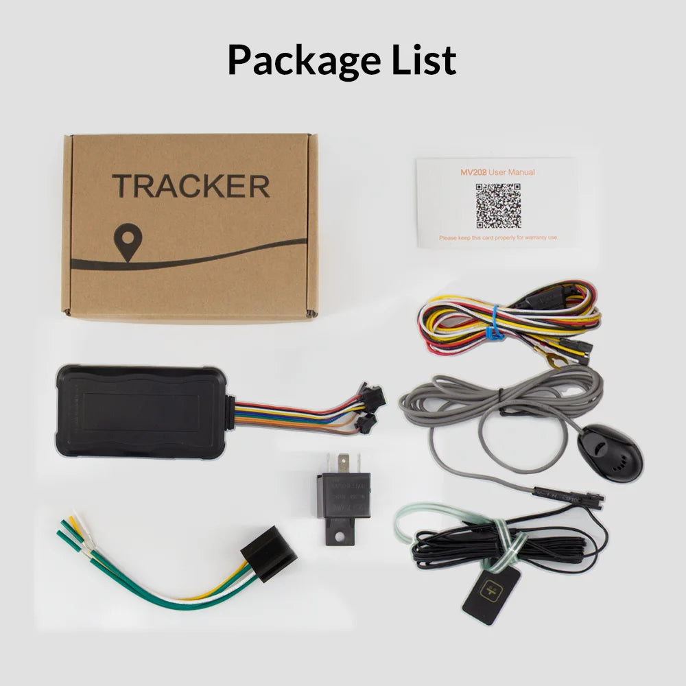 GPS Tracker Vehicle GPS Tracking Device for Car Motorcycle Mini GPS GSM ACC Alerts with Free Real Time Tracking APP with Relay