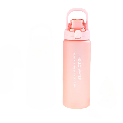 Sports Water Bottle Fitness Water Bottle Portable Outdoor Water Cup Reusable Water Bottle With Flip Top Lid Travel Water Bottle