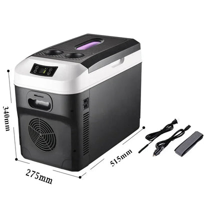 20L Car Home Mini Refrigerator Fridges DC12/24V Cooler Heater Keep Fresh for Car Home Pinic Camping 0~65 Degrees Not Freezer
