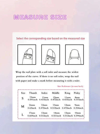 10 pure handmade almond nails in purple water ripple, simple gradient, press-on nail art.