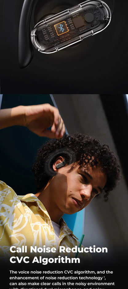 ERAZER XT60PRO Sports Wireless Headphones Bluetooth  Earphones Earbuds Noise Reduction Headset with Mic Earhook