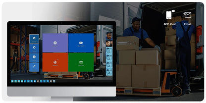 XMeye 6MP 8MP 3.6mm Security POE Audio Red&Blue Warning Lights Onvif Video Surveillance Security