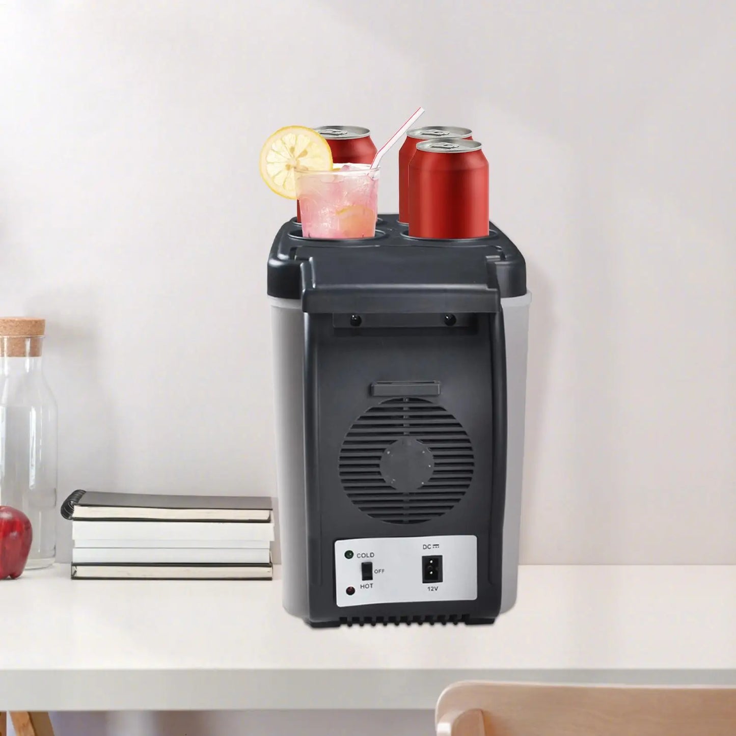 Electric Car Fridge Mini Car Refrigerator Freezer Cooling and Heating Ice Box Vehicle Car Electronic Devices Fridge