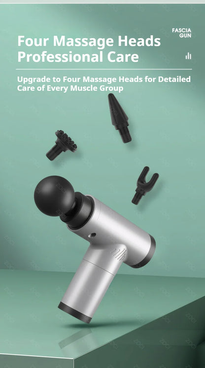 Portable Mini Fascia Gun Handheld Massage Gun Vibration Muscle Massager Deep Tissue Massager for Body Back Neck Leg Foot