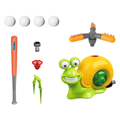 Cartoon Snail Water Sprinkler Summer Garden Lawns Water Toys Spray Water Toys for Boys Girls Summer Backyard Lawn Pool Party Fun