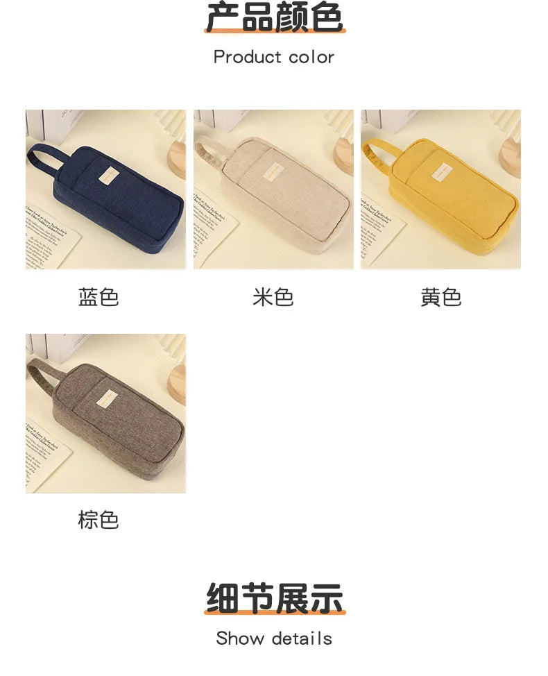 Large Capacity Pencil Case School Supplies Pen Case Estuches Escolar Pencilcase Kalemlik Trousse Kawaii Stationery pencil pouch