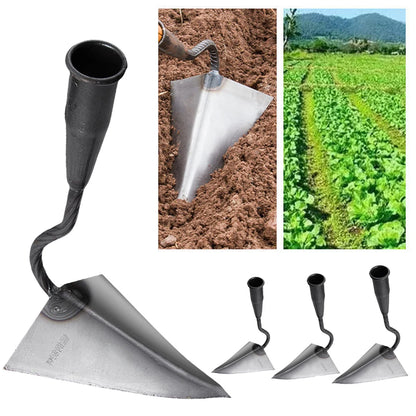 Plowing Hoe Triangle Agricultural Land Turning Loose Soil Hoe Hand Plow/Manual Plough Rake Hoe Agricultural Farming Equipment