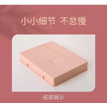 Desk Drawer Organizer Stackable Multi-cell Storage Box Tray Dressing Table Jewelry Organizer Makeup Organizer For Home Office