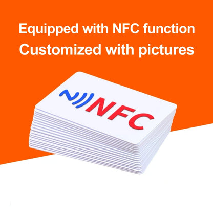 Customized NFC color chip card, card access card, smart card, blank card, work card