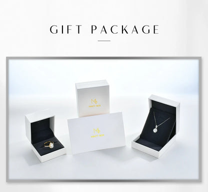 MINTYBOX 1.0ct Color Blue Moissanite Ring S925 Silver D VVS1 Lab Grown Diamond Halo Engagement Rings For Women Wedding Jewelry