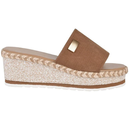 Sandals - Women'S Platform Sandals, Wedge Heel,  Straps, Summer Beach Fashion Sapatos Femininos босоножки летние Sandalias