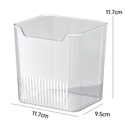 Fridge Side Door Storage Boxes Vegetables Fruits Food Preservation Box Space-Saving Refrigerator Organizers Kitchen Containers