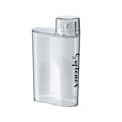 Transparent Laundry Detergent Dispenser Bottle Sealed Tank for Detergent Powder Bleach Softener Laundry Room Organization