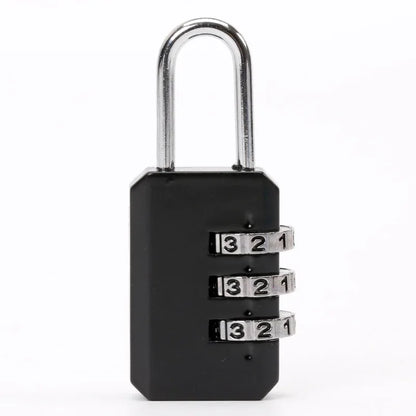 3 Digits Multifunctional Combination Lock Luggage Fitness Cabinet Backpack Travel Anti-theft Aluminum Alloy Combination Padlock