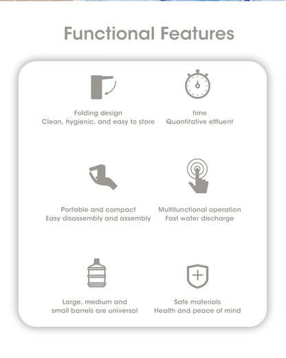 Water Dispenser Water Pump Electric Bottle Pump Mini Portable Water Pump Usb Foldable Household Automatic Water Dispenser