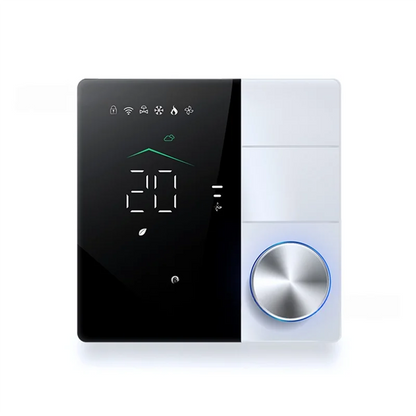 ABJN-Tuya Smart Thermostats For Air Conditioner With WIFI Remote Control Smart Knob Thermostat LED Temperature Control Switch C