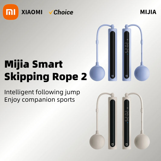 Xiaomi Mijia Smart Jump Rope 2 Bluetooth Fitness Weight Loss Exercise Counting Gravity Ball Skipping Professional Fat Burning CN