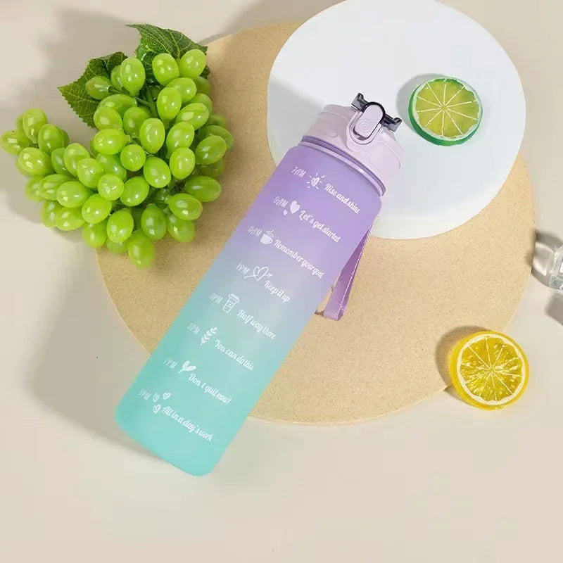 900ML Water Bottle Portable Vacuum Flasks Drinkware Camping Motivational Skirt Outdoor Bikini Sport Kitchen Times Bra Marker Gun