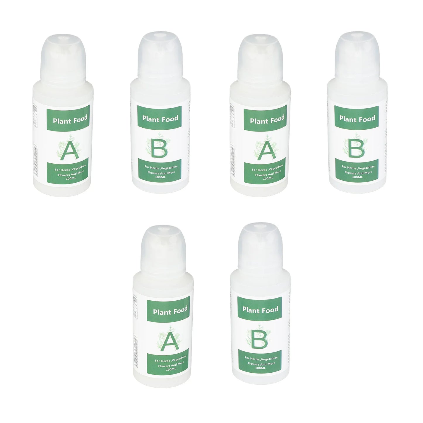 Plant Growing Nutrient 3 Set Hydroponic Plant Food Plant Growing Hydroponic Nutrients Indoor Plant Food for Vegetables Fruit