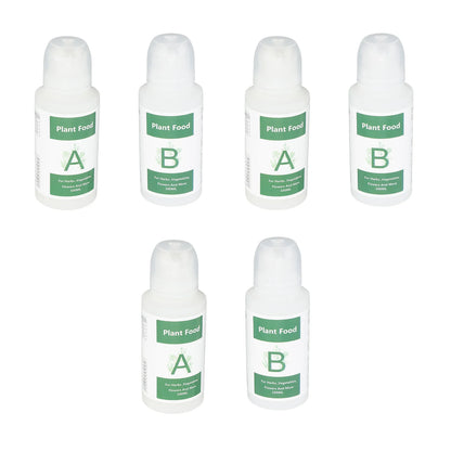 Plant Growing Nutrient 3 Set Hydroponic Plant Food Plant Growing Hydroponic Nutrients Indoor Plant Food for Vegetables Fruit