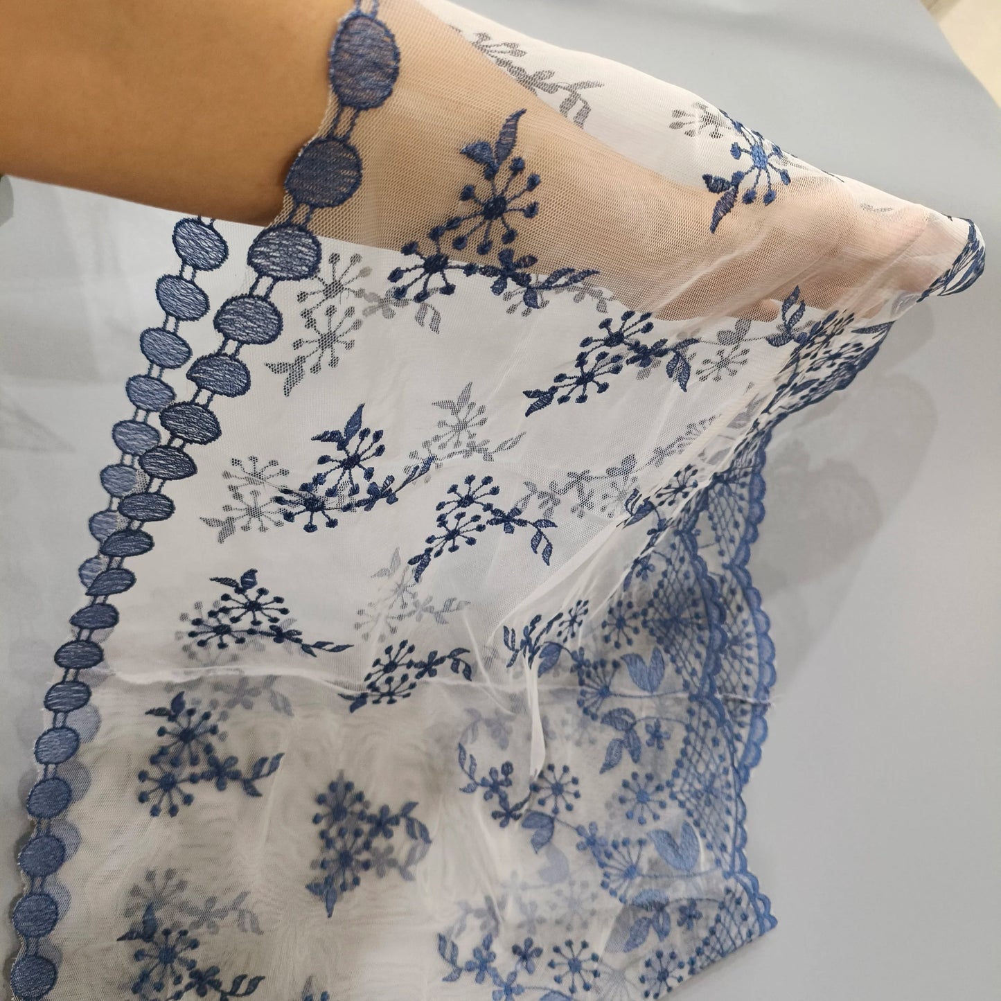 Latin Church White Bridal Lace Mantilla Veil Muslim Church Veil Shawl