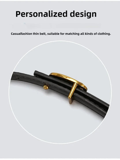 Women's Belt 2025 New Black Cow Leather Belt Accessory famous brand belt women women waist belt designer belt