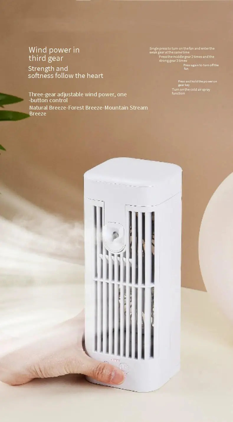 Air Conditioning Fan Cooler Household Spray Refrigeration Small Air Conditioner Indoor Water Cooling Electric Fan