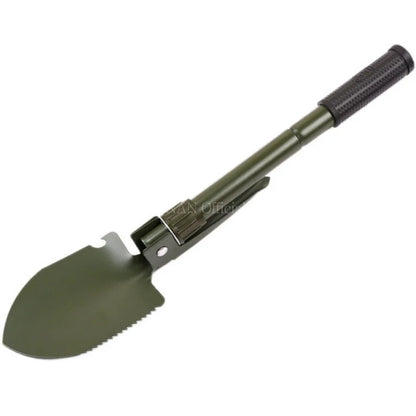 Foldable Portable Mounted Shovel Camping Tent Outdoor Shovel Self-defense Survival Tool Compass Storage Bag