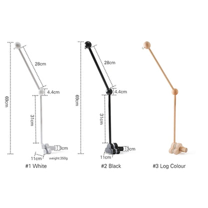 Baby Crib Mobile Rattle Toy For 0-12 Months Cartoon Felt Forest Animal Bed Bell Hanging Wooden Bracket Mobile Newbaby Rattle Toy