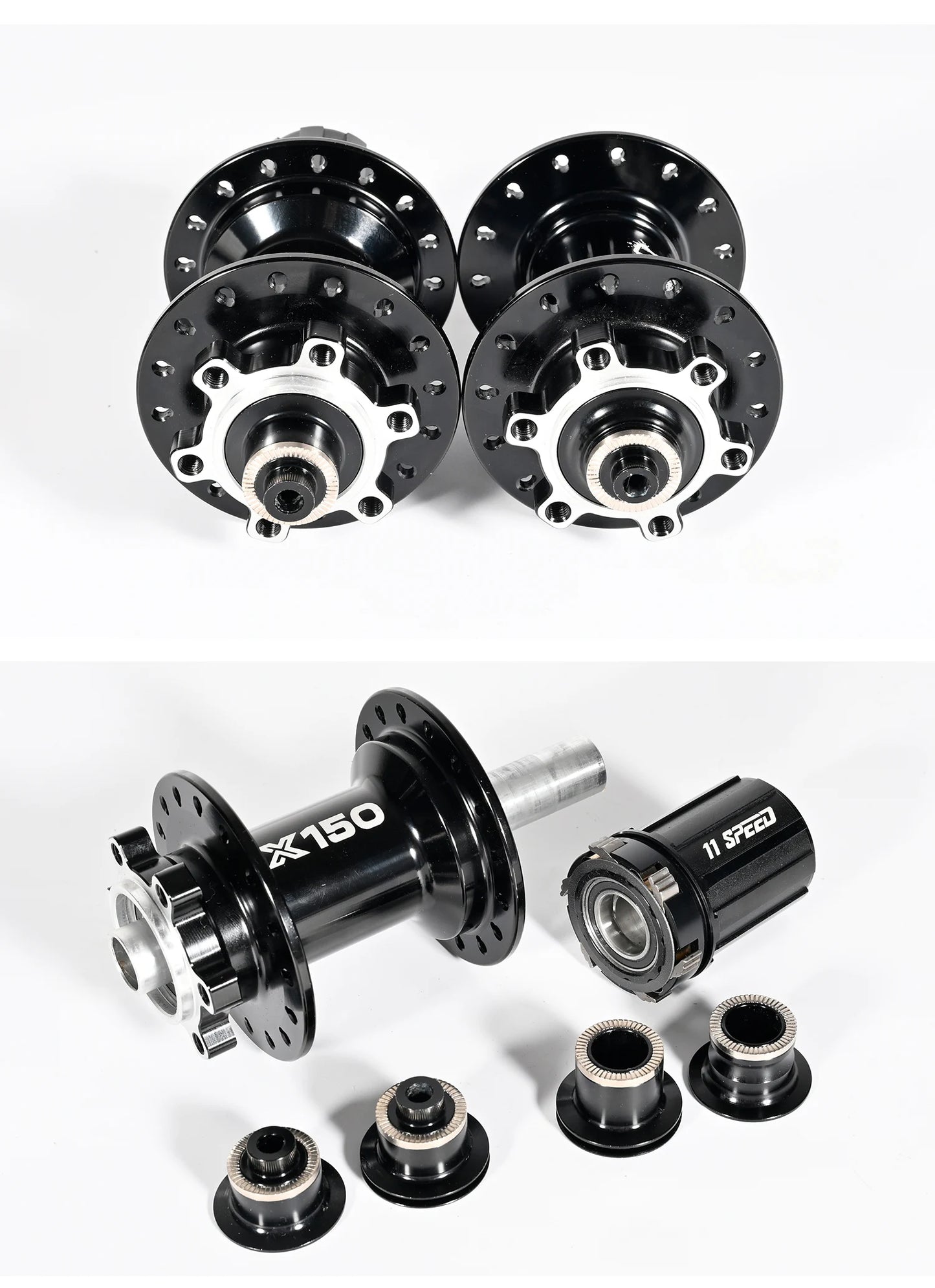 Bicycle hubs Nanlio X150 Mountain Bike Hubs 6 Pawls 150 Engagement Rear Hub HG MS XD 8-12 Speed 28 32 36 Holes Noisy wheel Hubs