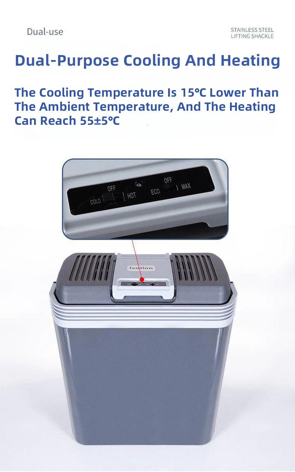 24L Car Refrigerator 12V 220V Heat Cool Mini Electric Equipment For Cars Compressor Box  Fridge Electric Devices Nest Freezer